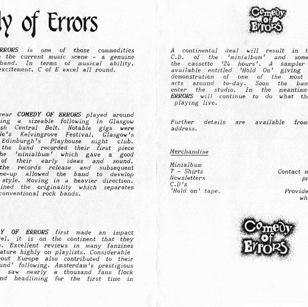 Image from Jonathan's Comedy of Errors website archives