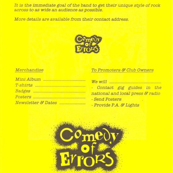 Image from Jonathan's Comedy of Errors website archives